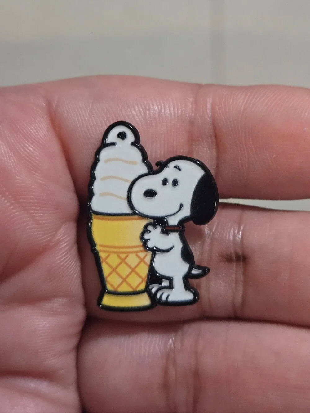 Snoopy Ice Cream Cone Pin